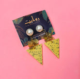 Fancy Earring-322 (Yellow)